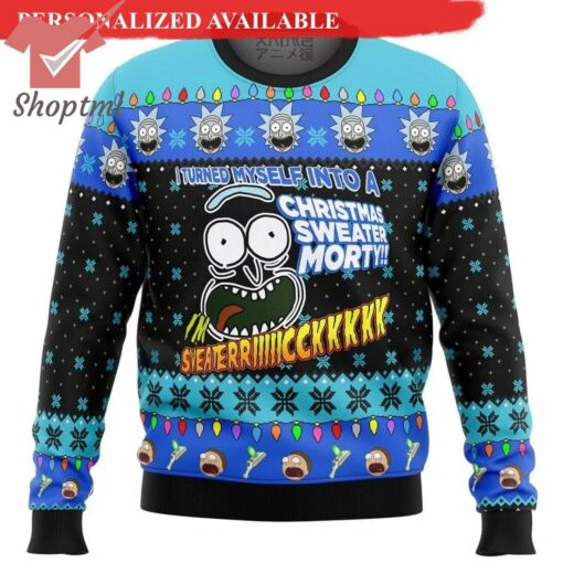 Rick Mortys Ugly Christmas Sweater