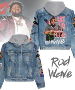 Rod Wave Last Lap Tour Hooded Denim Jacket