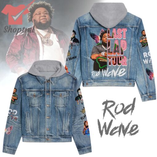 Rod Wave Last Lap Tour Hooded Denim Jacket