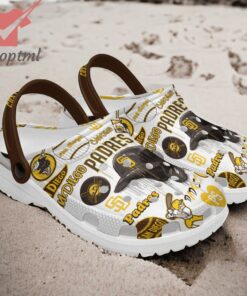 San Diego Padres MLB Custom Name Crocs Clogs Shoes