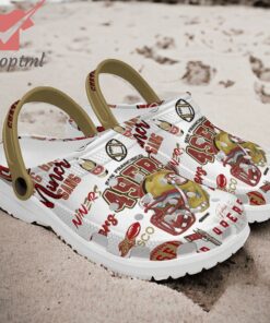 San Francisco 49ers 2024 custom name crocs clogs