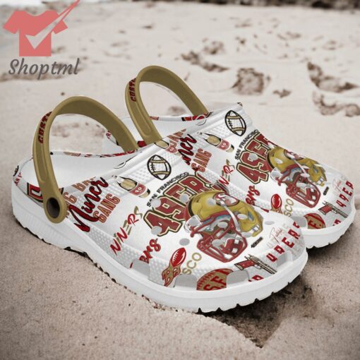 San Francisco 49ers 2024 custom name crocs clogs