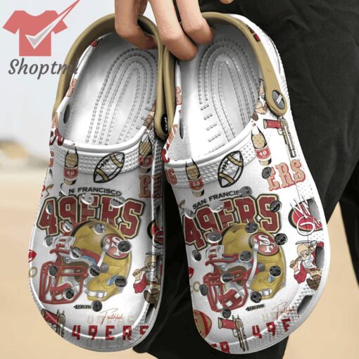 San Francisco 49ers 2024 custom name crocs clogs