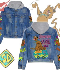 Scooby-Doo Is My Alter Ego Hooded Denim Jacket