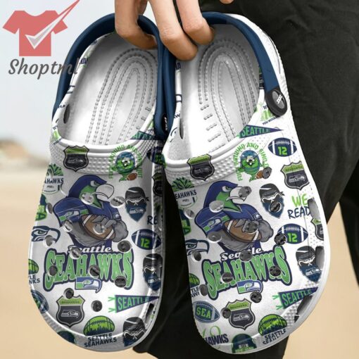 Seattle Seahawks 2024 Custom Name Crocs Clogs