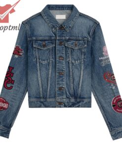 south carolina gamecocks fighting gamecock hooded denim jacket 2 3x1DO