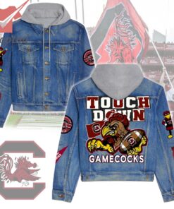 South Carolina Gamecocks Touch Down Hooded Denim Jacket