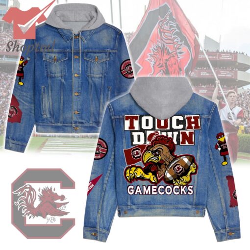 South Carolina Gamecocks Touch Down Hooded Denim Jacket