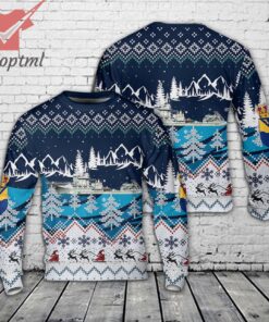 Swedish Navy HSwMS Belos Ugly Christmas Sweater