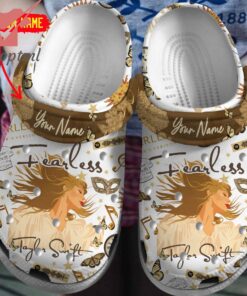 Taylor Swift Fearless Custom Name Crocs Clogs