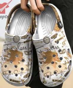 taylor swift fearless custom name crocs clogs 2 LBR7y