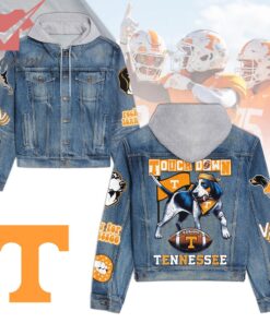 Tennessee Volunteers Touch Down Hooded Denim Jacket