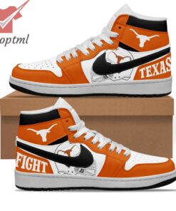 Texas Longhorns Texas Fight Air Jordan High Top Shoes