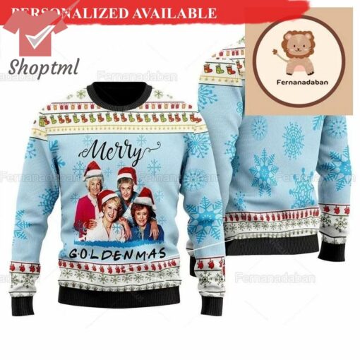 The Golden Girl Merry Goldenmas Ugly Christmas Sweater