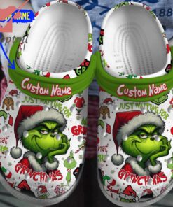 The Grinch Merry Grinchmas Personalized Crocs Clogs Shoes