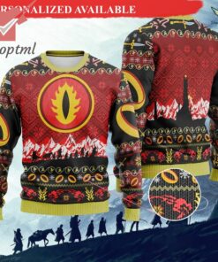 The Lord of the Rings Eye Of Sauron Ugly Christmas Sweater