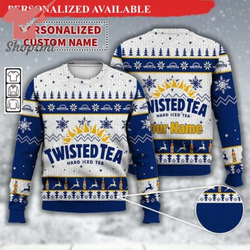 Twisted Tea Hard Ice Tea Ugly Christmas Sweater