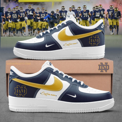 Notre Dame Fighting 2024 Personalized Nike Air Force 1 Sneaker