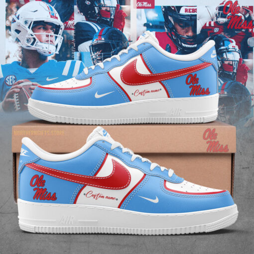 Ole Miss Rebels 2024 Personalized Nike Air Force 1 Sneaker