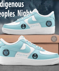 Seattle Kraken Indigenous Peoples Night Custom Name Nike Air Force 1 Sneaker