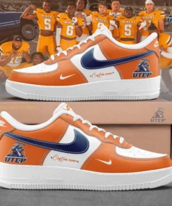 Personalized UTEP Miners Nike Air Force 1 Sneaker