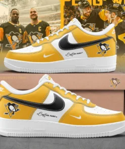 NHL Pittsburgh Penguins custom name air force 1 sneaker