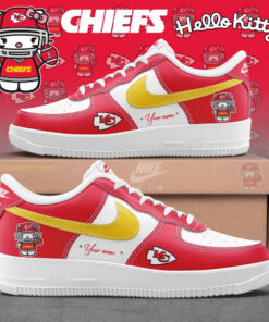 Kansas City Chiefs x Hello Kitty 2024 Personalized Nike Air Force 1 Sneaker