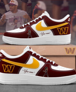 Washington Commanders Pops custom name air force 1 sneaker