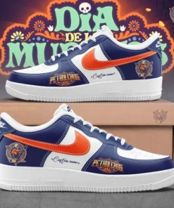 NHL Edmonton Oilers Dia de los Muertos custom name air force 1 sneaker