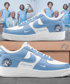 UNC North Carolina Tar Heels custom name air force 1 sneaker