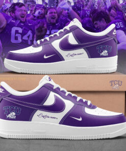 TCU Horned Frogs 2024 Personalized Nike Air Force 1 Sneaker