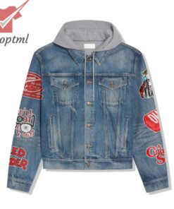 A Christmas Story Hooded Denim Jacket