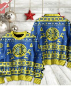 AEL Limassol FC Personalized Christmas Ugly Sweater