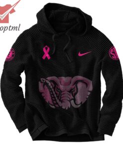 Alabama Crimson Tide Football 2024 Awareness Month Waffle Hoodie