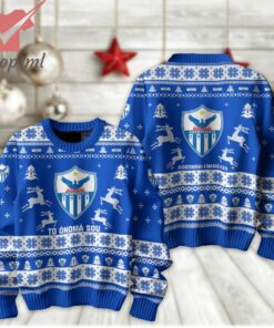 Anorthosis Famagusta Personalized Christmas Ugly Sweater