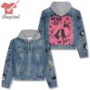 Coldplay Paradise Hooded Denim Jacket