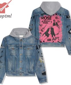 APT. ROSE & Bruno Mars Hooded Denim Jacket