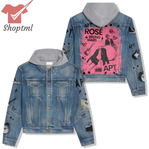 APT. ROSE & Bruno Mars Hooded Denim Jacket