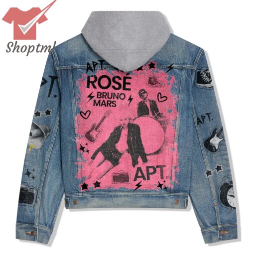 APT. ROSE & Bruno Mars Hooded Denim Jacket