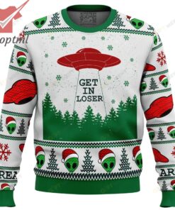 Area 51 Get in Loser Ugly Christmas Sweater