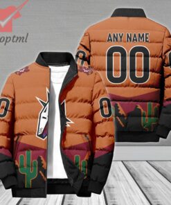 Arizona Coyotes NHL Personalized Bomber Puffer Jacket