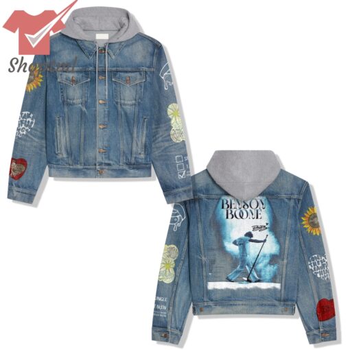 Benson Boone Beautiful Things Hooded Denim Jacket