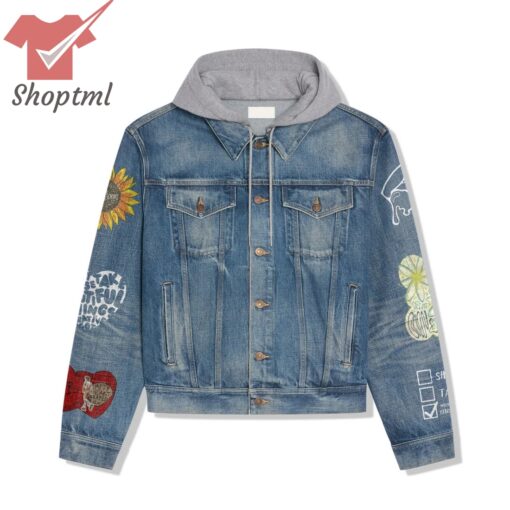 Benson Boone Beautiful Things Hooded Denim Jacket