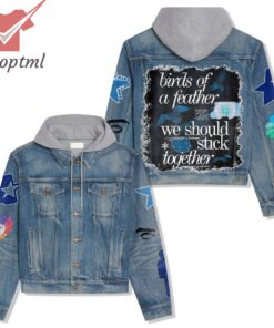 Billie Eilish BIRDS OF A FEATHER Hooded Denim Jacket