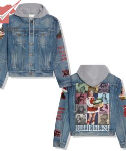 Billie Eilish Hit Me Hard and Soft Album Hooded Denim Jacket