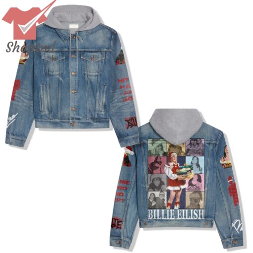 Billie Eilish Hit Me Hard and Soft Album Hooded Denim Jacket