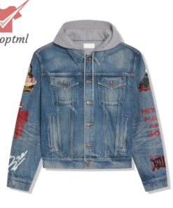 Billie Eilish Hit Me Hard and Soft Album Hooded Denim Jacket