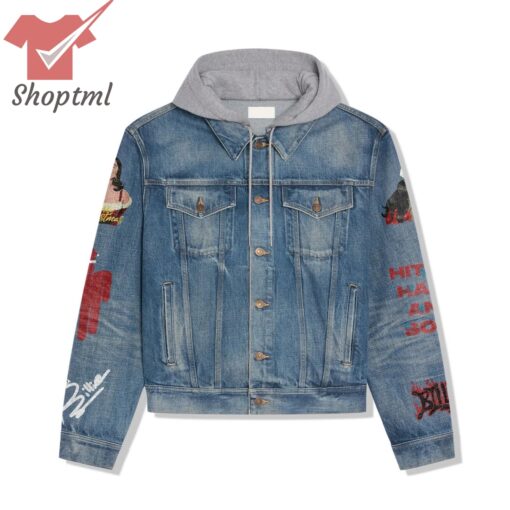 Billie Eilish Hit Me Hard and Soft Album Hooded Denim Jacket