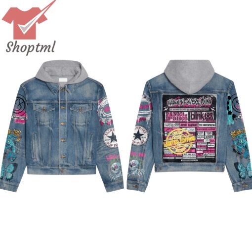 Blink-182 Pop Punk Hooded Denim Jacket