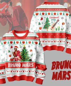 Bruno Mars Christmas Songs Ugly Christmas Sweater